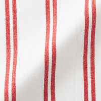 無印良品 インド綿 先染めふきん ６枚組 赤 約４０×４０ｃｍ 良品計画