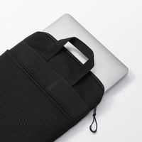 無印良品 ポリエステル 縦型クッションタブレットケース １１型用 黒 良品計画