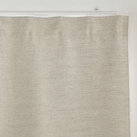 無印良品 防炎 遮光性 二重織りノンプリーツカーテン 幅１００×丈１７８ｃｍ用 アイボリー 良品計画