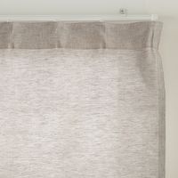 無印良品 麻平織ノンプリーツカーテン 幅１００×丈１７８ｃｍ用 ライトベージュ 良品計画