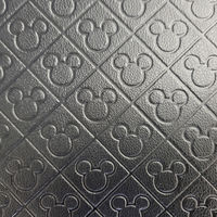 ボンフォーム ファンシー クラッシーミッキー ティッシュカバー ブラック 7244-05BK 1個（直送品）