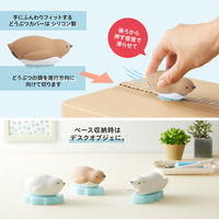 プラス カッター ダンボールカッター 開梱用 ピコフレンズ ひなペンギン 35336 1個