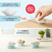 プラス カッター ダンボールカッター 開梱用 ピコフレンズ アザラシ 35335 1個