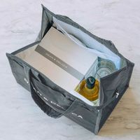 DEAN&DELUCA（ディーン&デルーカ） クーラーバッグ グレーL 大容量 4570119222779 1個