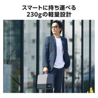パソコンケース 14インチ ハンドル付 PCバッグ 衝撃吸収 軽量 ダブルファスナー グレー BM-F07XGY エレコム 1個（直送品）