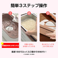 KAEI おひとりさま用超高速弁当炊飯器 KO172 一人暮らし 新生活 お弁当 1台（直送品）