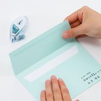 トンボ鉛筆 テープのり　ピットエアーミニ　ボーダーブルー　使い切りタイプ PNーEASG01 1セット(1本×5)