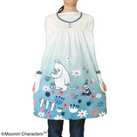 セントレディス ムーミンエプロン ブルーグリーン/アイボリー ST-IM0060 1枚