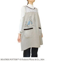 セントレディス ピーターラビットエプロン Simple Flowerグレー ST-IP0004 1枚