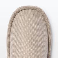 無印良品 洗える左右のないスリッパ Ｌ ２５～２６．５ｃｍ用 ベージュ 良品計画