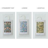 モリス リテリングスオブクラシック ワードローブサシェ グリーンリーフ＆ホワイトティ 1個 つり下げ式芳香剤 三和トレーディング