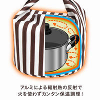 アストロ 保温で調理ケース ストライプ 625-02 1セット(1個×3)（直送品）