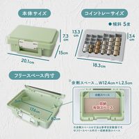 カール事務器 ポータブルキャッシュケース ライトグリーン CX-003-U 1個