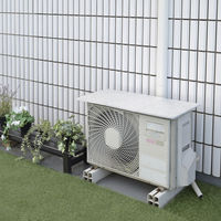 ユーザー 瞬間設置エアコンガード 室外機用カバー マグネット式 フリーカット仕様 YMAG-8340 1個