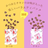 エブリデンタ 歯みがきおやつ かつお味・チキン味 2種バラエティパック 国産 100g（5g×20パック）3袋 スマック 猫用