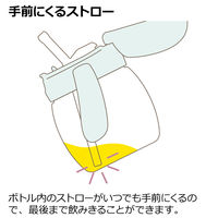 （7ヵ月から）トライ もれない保冷ストローマグ 300 ライトグレー 300ml 1個 リッチェル