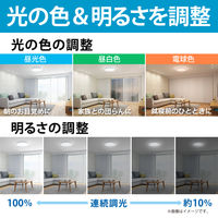 LEDシーリングライト 12畳 調光調色 リモコン付き ホタルクス SLDC12790 1台