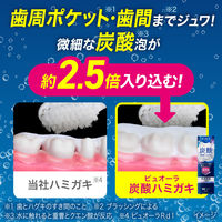 歯磨き粉 フッ素 ピュオーラ 炭酸ハミガキ 95g クリスタルソーダ 花王 炭酸洗浄 歯周病予防