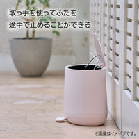 アポロジャパン ゴミ箱 5L ペダル式 フタ付 静音 マットブラック FBーC23ー05ーBK1 1個