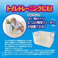 四角 ラビレット XL 小動物用 うさぎ 消臭セット ミルキーホワイト 1個 ジェックス