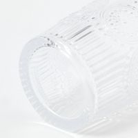 エンボスグラス クリア 1セット（1個×2） LAKOLE/ラコレ