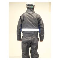 コヤナギ GWー01 腰ベルト対応 レインジャケット 地上作業向け チャコール 5L 1着（直送品）