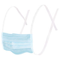サラヤ サラヤタイオンマスク ひもタイプ ブルー フリーサイズ 医療 病院 感染対策 50963 1箱(50枚入x12個)（直送品）