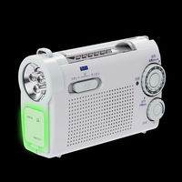 廣華物産 手回し充電ラジオライト KDR-108W 1台