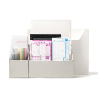 吉川国工業所 持ち運びができる収納ボックス インナーオーガナイザーS・L付き グレー MBー02_Gy 1セット（1個×3）