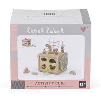 labellabel アクティビティキューブ ピンク 1個 エデュテ おもちゃ 12か月～