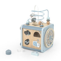 labellabel アクティビティキューブ ブルー 1個 エデュテ おもちゃ 12か月～