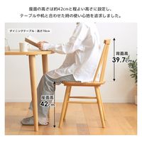 岩附 天然木ウィンザーチェア IW-290NA 1個（直送品）