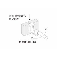 吉川国工業所 どこでも伸縮ポールＭ 1セット（3個）