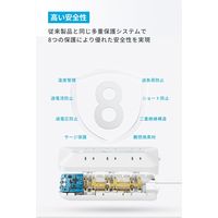 USBタップ 電源タップ 延長コード 1.5m Anker 6個口 4ポート 薄型 コンパクト A91F2521 1台