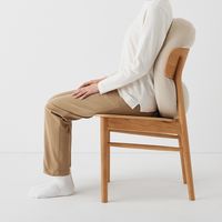 無印良品 背当てにもなるやわらかマルチクッション ５５×４０×２０ｃｍ ライトベージュ 良品計画