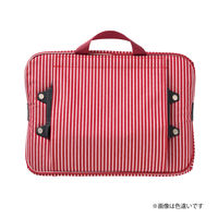 レップ ショッピングカート 折りたたみハンディトートカート 保冷保温 30L ストライプ ブルー 1台