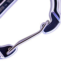 金井産業 ワイヤーゲートカラビナ シルバー FK-01 1個（直送品）