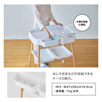 カトージ おむつ替え台(ホワイト&ナチュラル) 01400 1台（直送品）