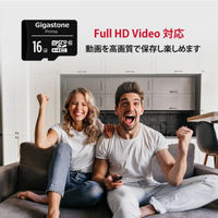 GIGASTONE microSDHCカード 16GB クラス10 SD変換アダプター付き GJM10/16G 1枚