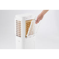 QUADS 上部給水式 大風量冷風扇 QS521WH 1台（直送品）