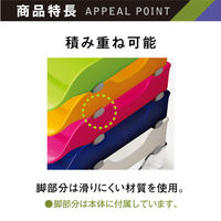 ソニック　デスクトレー再生　A4タテ　透明　DA-245-T（わけあり品）