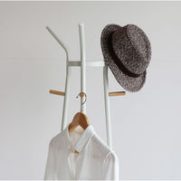 ICHIBA タワーハンガー 幅390×奥行380×高さ1770ｍｍ アイボリー H-3828IV 1台（直送品）