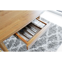 ICHIBA ヘリット ダイニングテーブル 幅800×奥行800×高さ720ｍｍ ナチュラル HET-3807NA 1台（直送品）