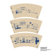 サンナップ 未晒し紙コップ スヌーピー 275ml（9オンス） 1セット（60個：30個入×2袋） オリジナル