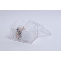 不二貿易 PSコスメ収納 コットン・綿棒ケース 14386 1個