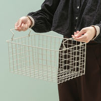 不二貿易 スタッキングワイヤーバスケット WH 37x26x18 26685 1個