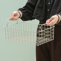 不二貿易 スタッキングワイヤーバスケット WH 37x26x12 26686 1個