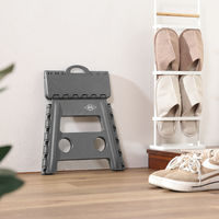 不二貿易 フォールディングステップスツール H32cm KH 77521 1個