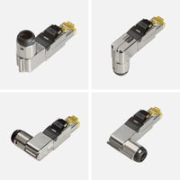 サンワサプライ  自作用RJ-45コネクタ（L字型・カテゴリ6A・かしめ工具不要） ADT-6ARJFSL（直送品）