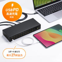 サンワサプライ  USB 5Gbps Type-C 20ポートハブ USB-5TCPS20（直送品）